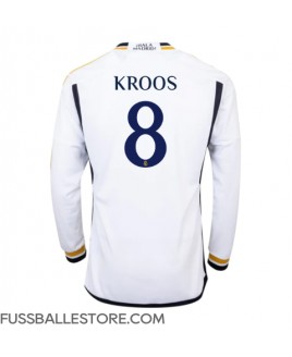 Günstige Real Madrid Toni Kroos #8 Heimtrikot 2023-24 Langarm